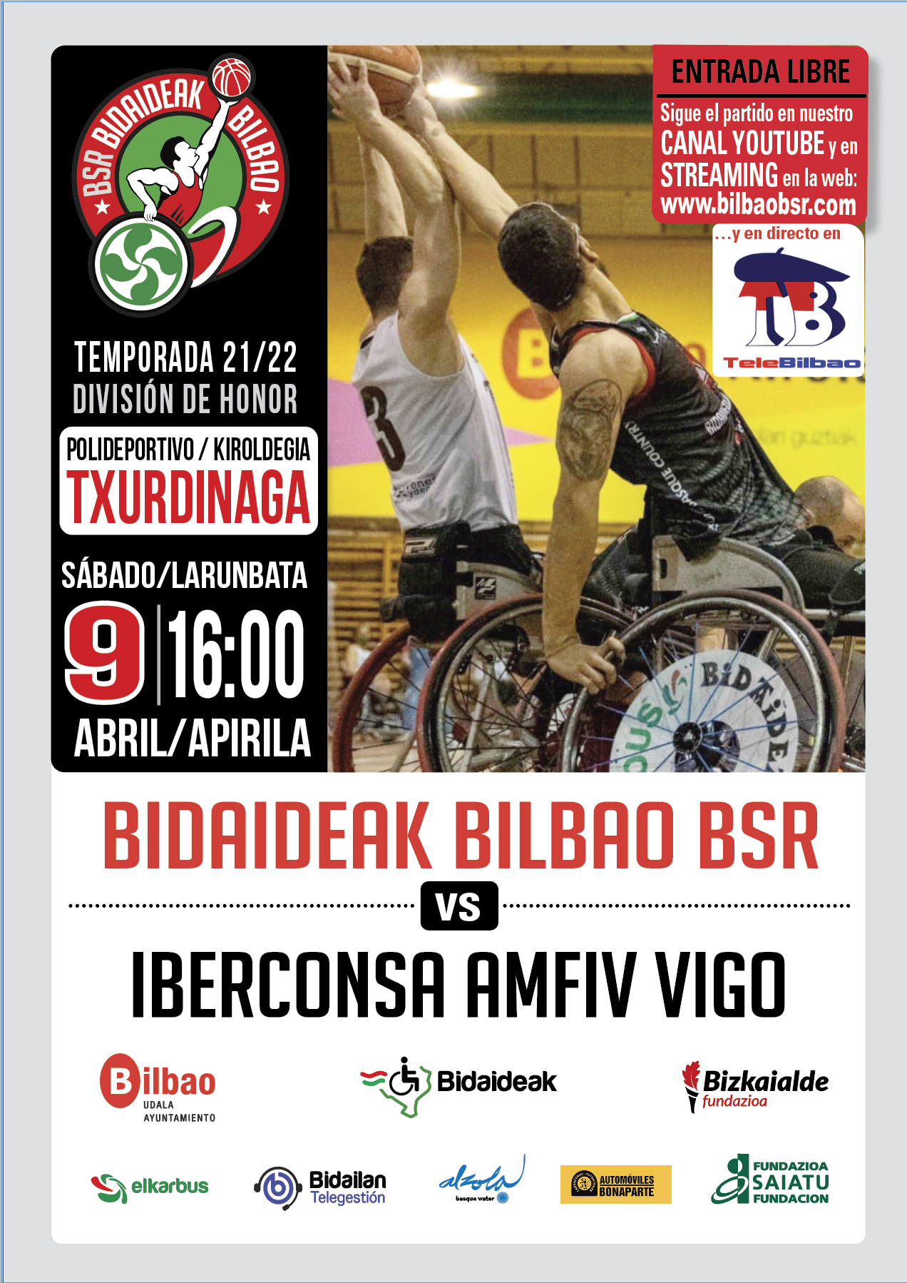 Bilbao Bsr Club Bilbao Bsr De Baloncesto En Silla De Rueda